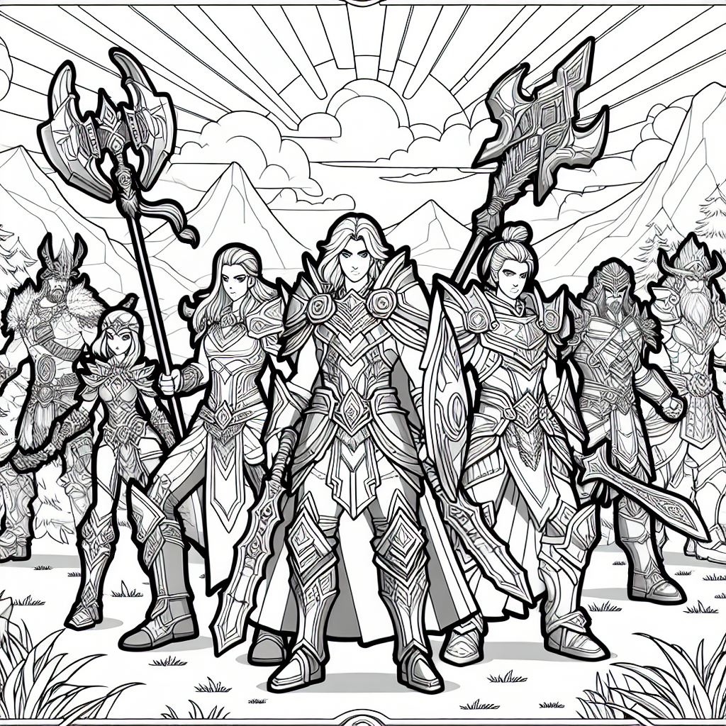 Kreativitas dalam Gambar Mewarnai Mobile Legend untuk Anak-anak