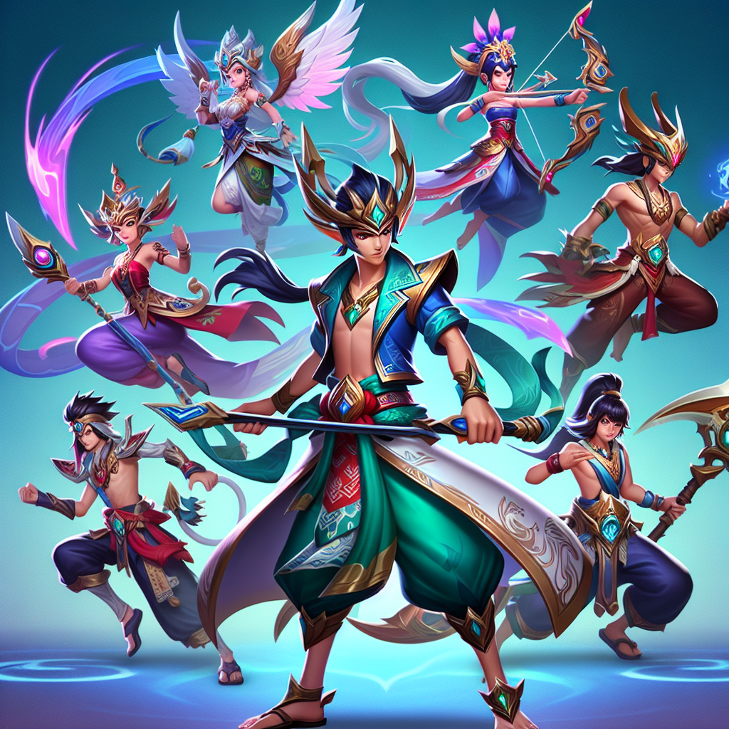 Gambar Karakter Mobile Legend Terinspirasi dari Budaya Nusantara